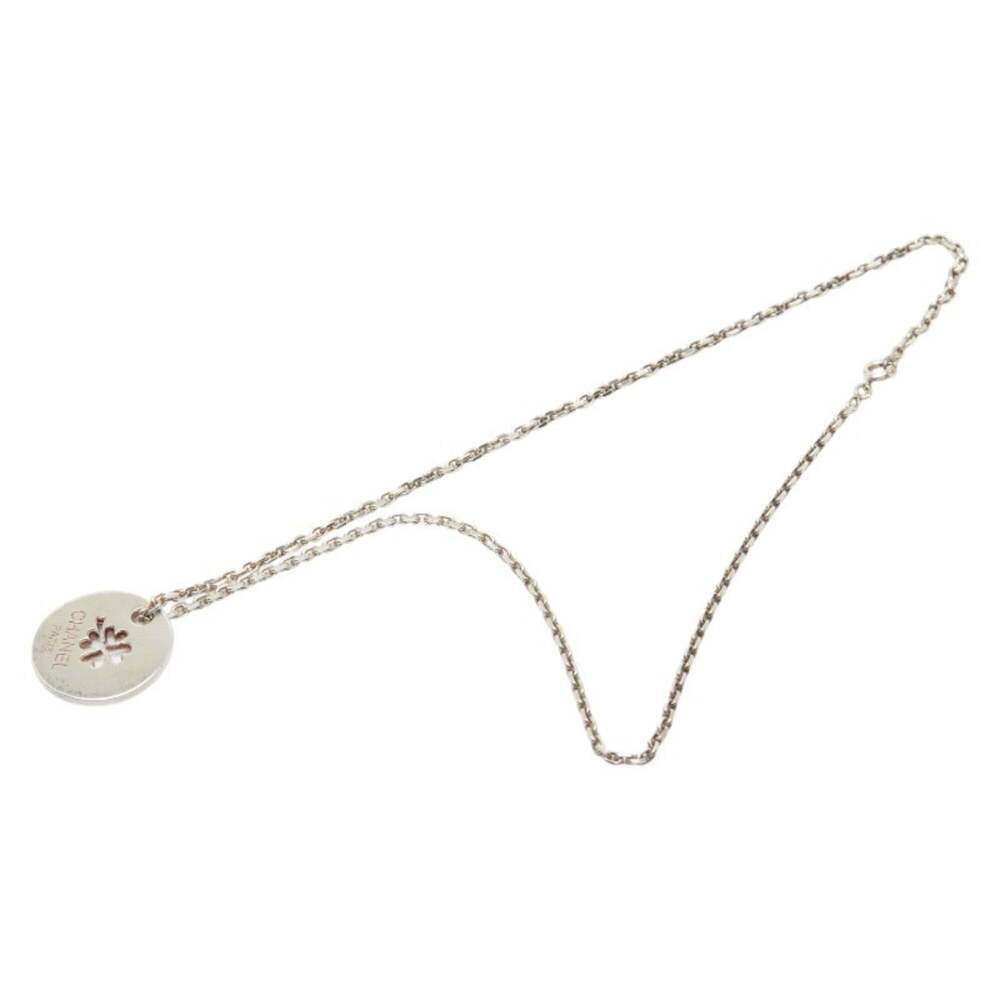 CHANEL Authentic Silver Love Necklace - Picture 4 of 6